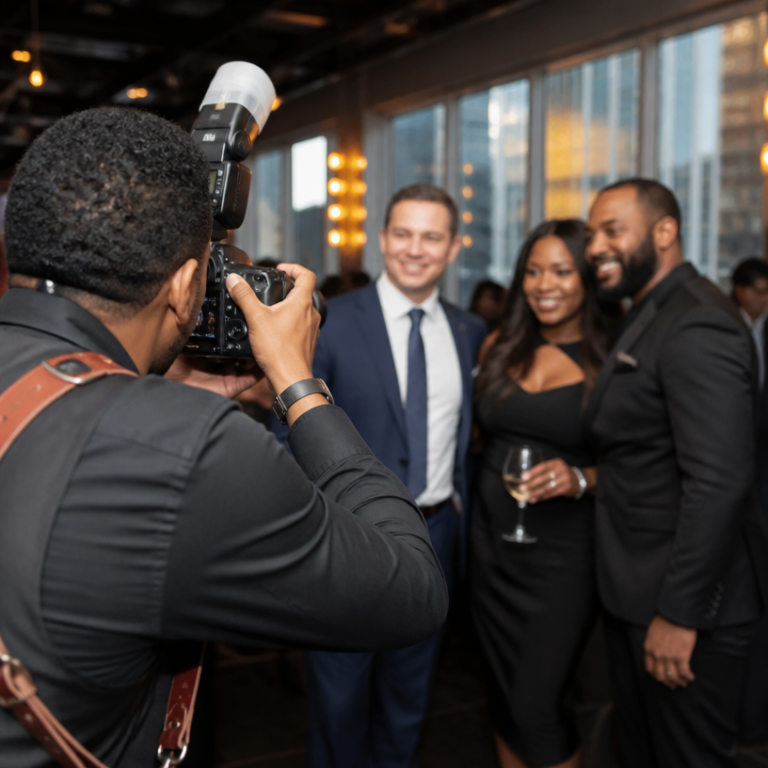 Photograph showcasing Event Photography service by Miguel Peguero Event Photography in New York City capturing a lively event scene