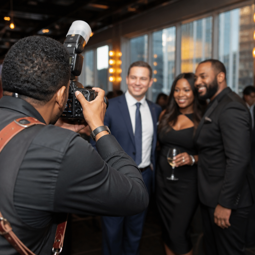 Photograph showcasing Event Photography service by Miguel Peguero Event Photography in New York City capturing a lively event scene