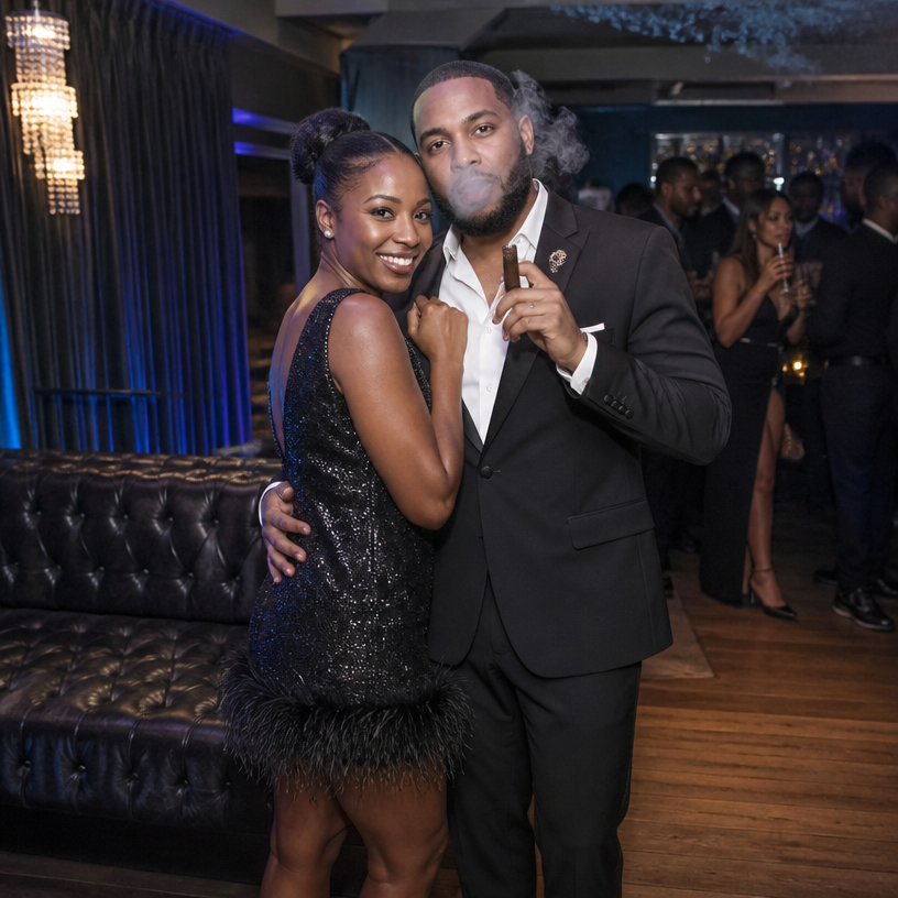 Guests enjoying a warmly lit private party in a Brooklyn event venue